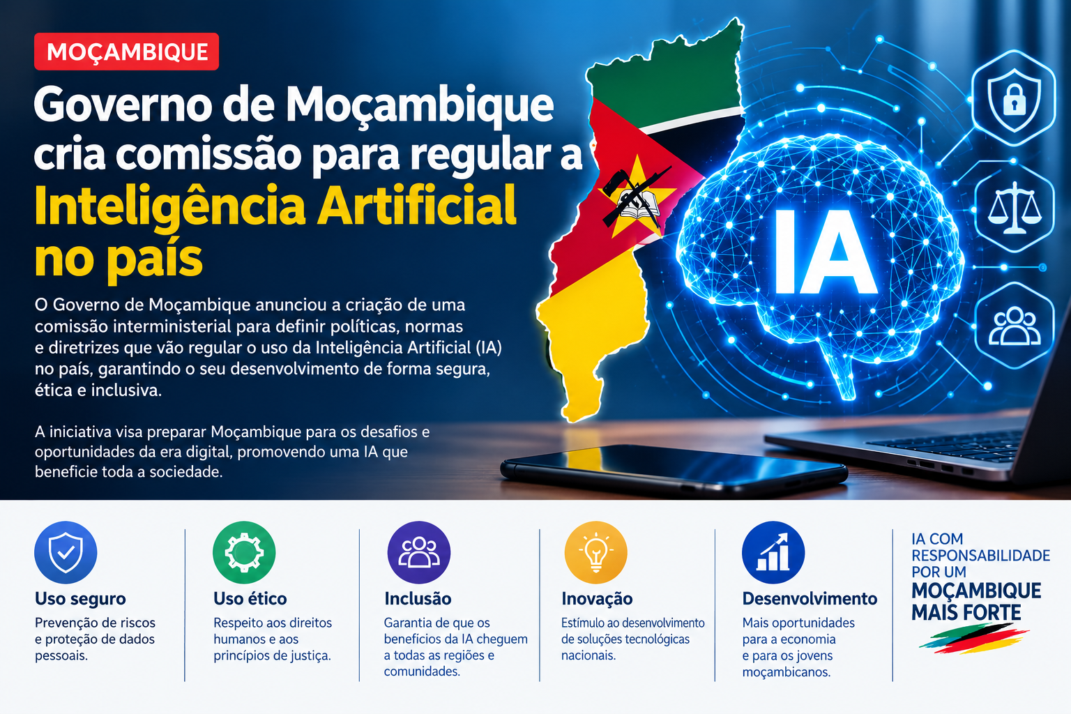 Governo de Moçambique cria comissão para regular a Inteligência Artificial no país – uniquetechmz