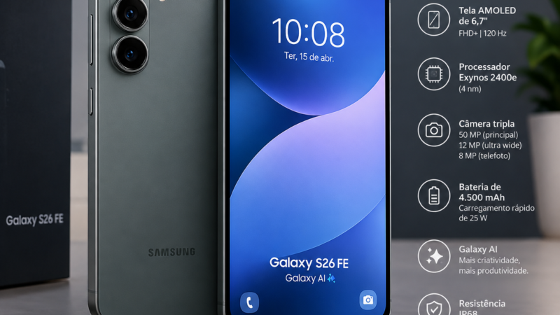 Galaxy S26 FE: a Samsung fecha a família S26 com uma versão mais acessível – uniquetechmz