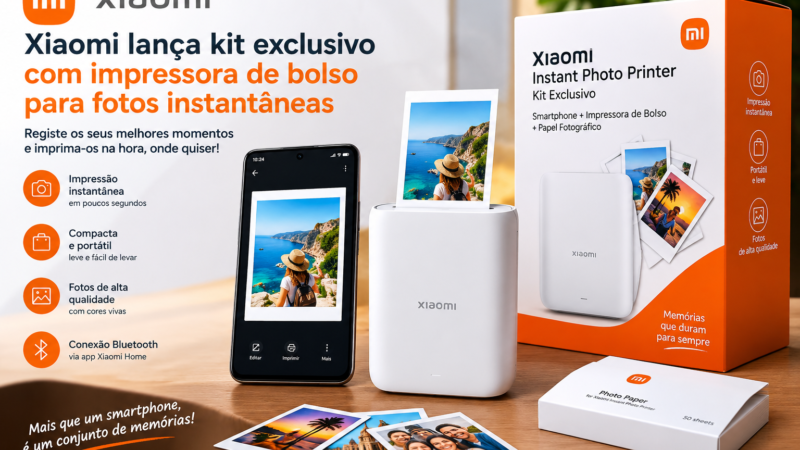 Xiaomi lança kit exclusivo com impressora de bolso para fotografias instantâneas – uniquetechmz